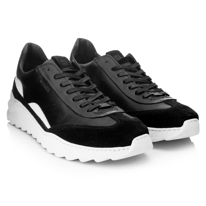 VIITOR TRACK LOW Black/White Leather
