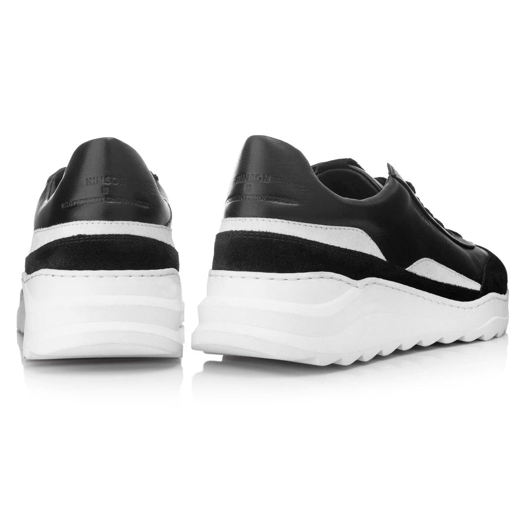 VIITOR TRACK LOW Black/White Leather