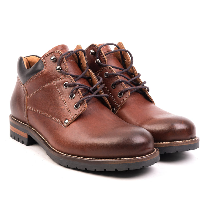 GORDON WAGONEER ANKLE BOOT Chestnut Leather