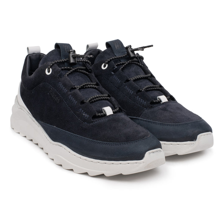 HINSON Sneaker Bleumarin | Viitor Summit Low Navy Velours Nubuck - f