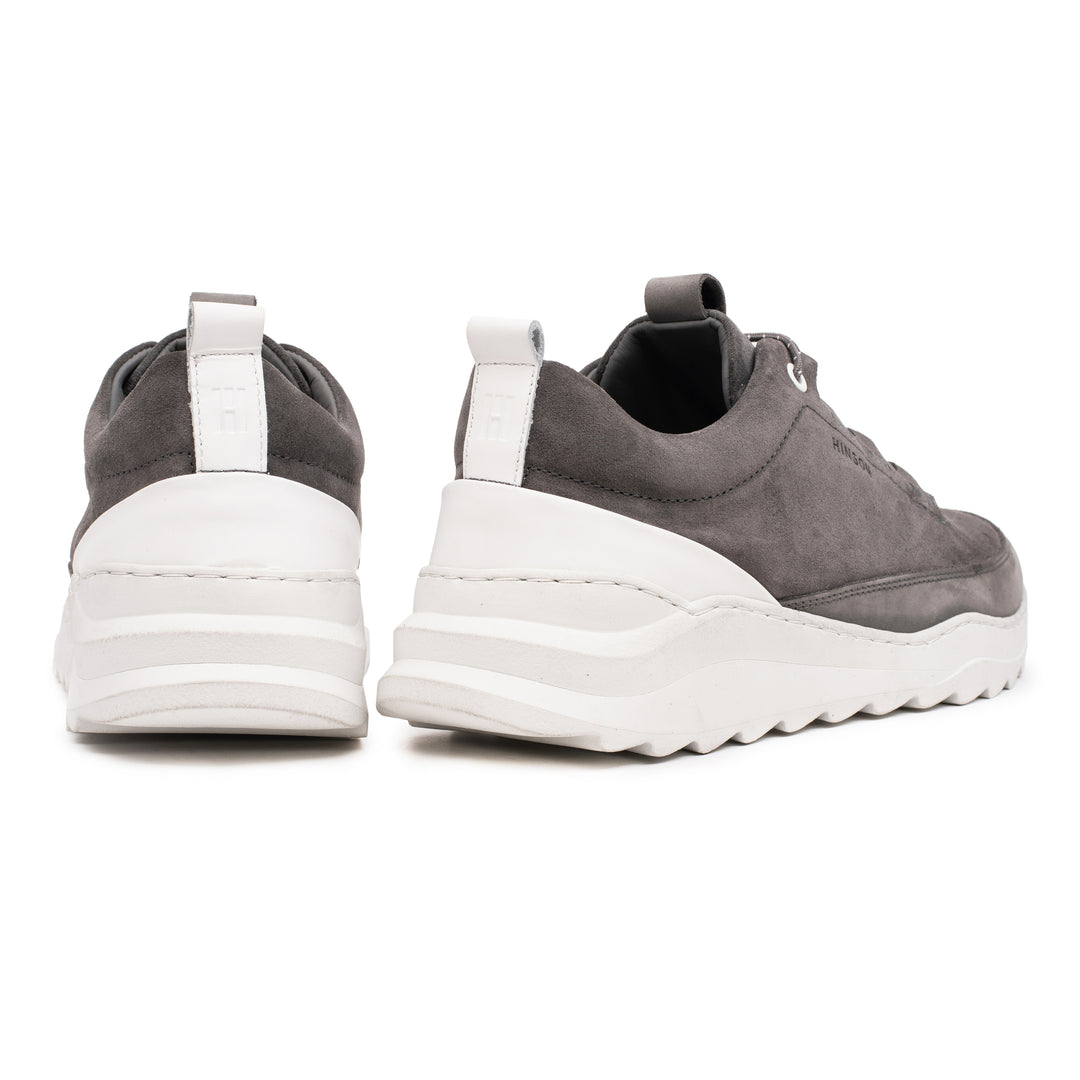 HINSON Sneaker Gri | Viitor Summit Low Fumo Velours Nubuck - b