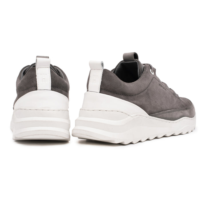 HINSON Sneaker Gri | Viitor Summit Low Fumo Velours Nubuck - b