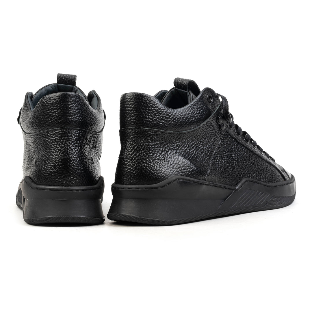 ESKO ALPINA MID L Black Leather Milled