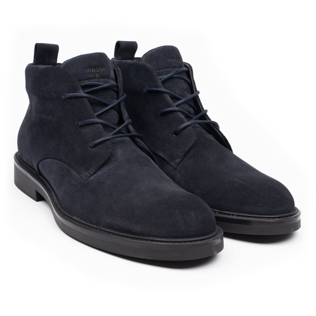 HINSON Ghete Bleumarin | Beatenberg Chukka Navy Velours-f