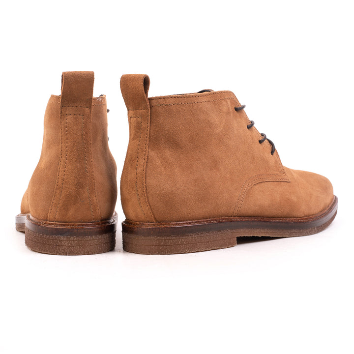 OSVALDO DERBY ANKLE Cognac Suede