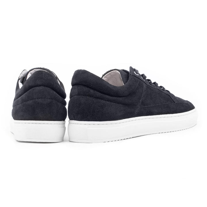 SORREN PADDED LOW Navy Leather Suede