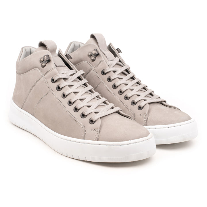 BENNET HIGH TOP 20 Lt grey Leather Nubuck