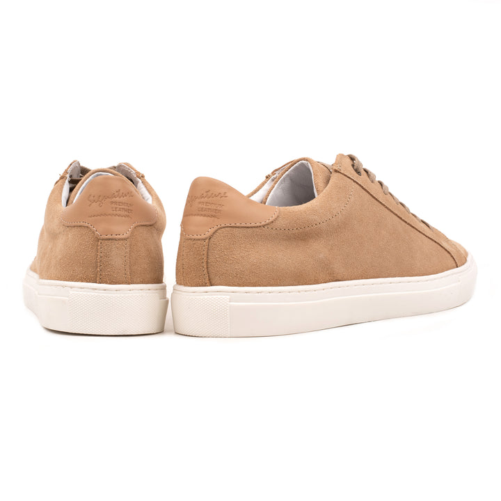 VELO REGAL LOW Tan Leather Suede