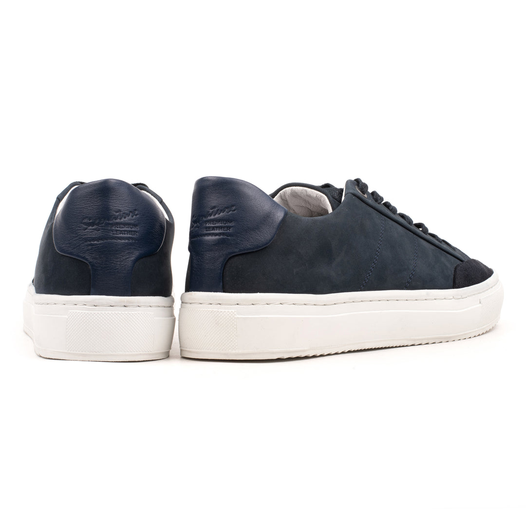 SORREN SNEAKER SKAVE Dk Blue Leather Nubuck