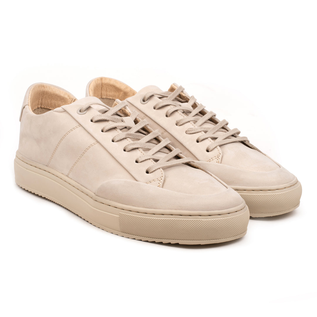 SORREN SNEAKER SKAVE Beige Leather Nubuck