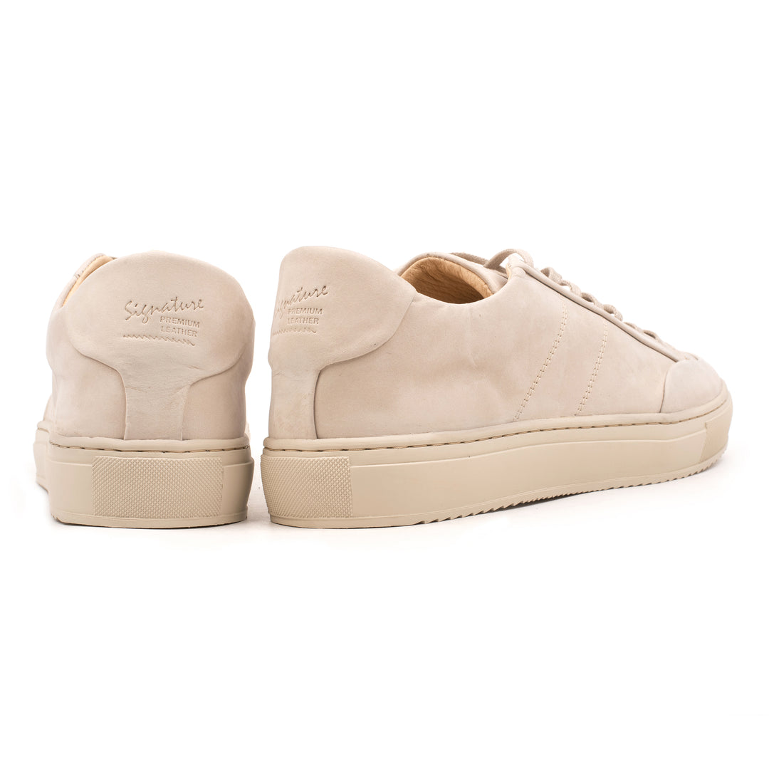 SORREN SNEAKER SKAVE Beige Leather Nubuck