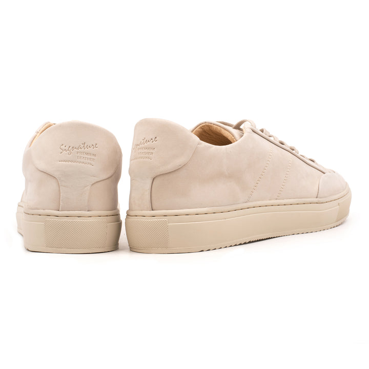 SORREN SNEAKER SKAVE Beige Leather Nubuck