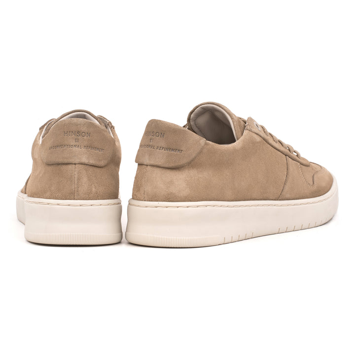 HINSON Sneaker Bej | Bennet Sonder Eight Sand (Lt.Taupe) Leather Suede - b