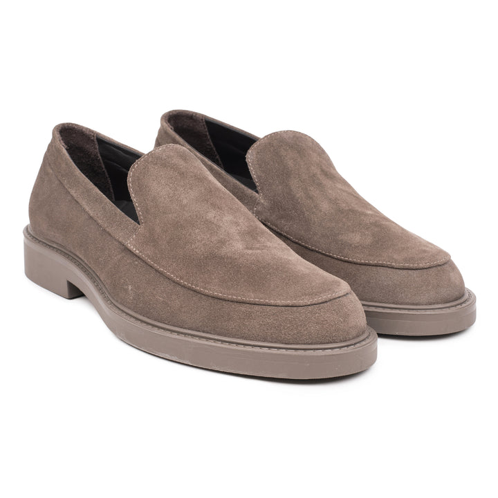 HINSON Mocasin Bej | Beatenberg Loafer Echo Taupe Suede-f