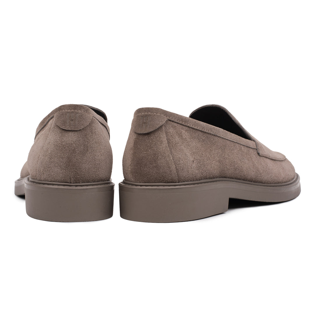 HINSON Mocasin Bej | Beatenberg Loafer Echo Taupe Suede-b