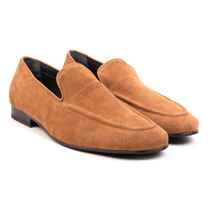 SILVA MOCCASIN Cognac Suede