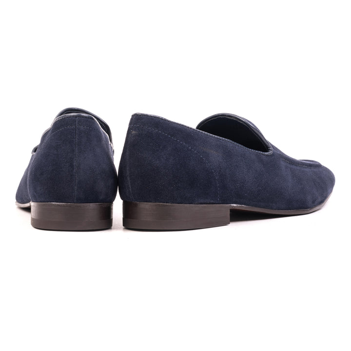 SILVA MOCCASIN Navy Suede