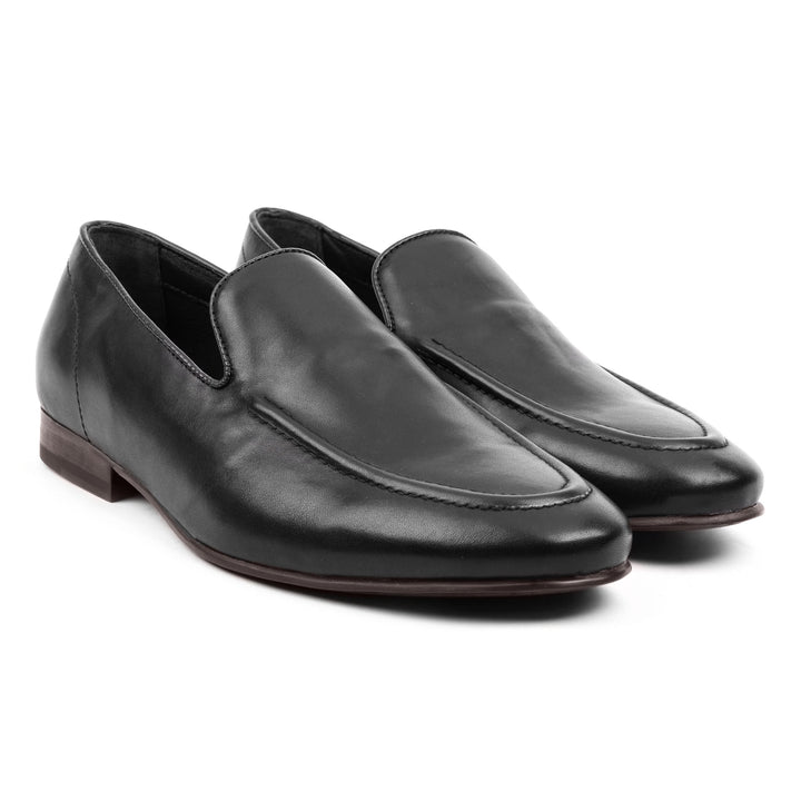 SILVA MOCCASIN Black Leather