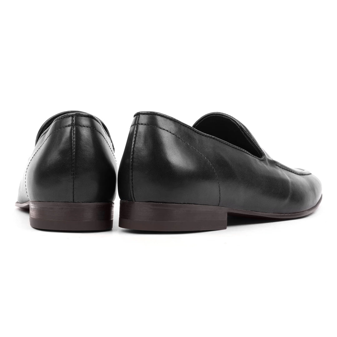 SILVA MOCCASIN Black Leather
