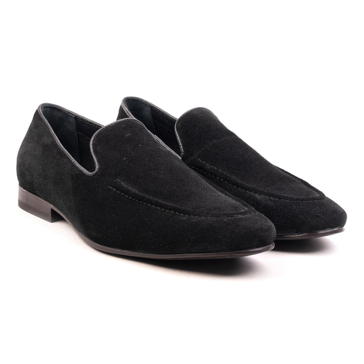 SILVA MOCCASIN Black Suede