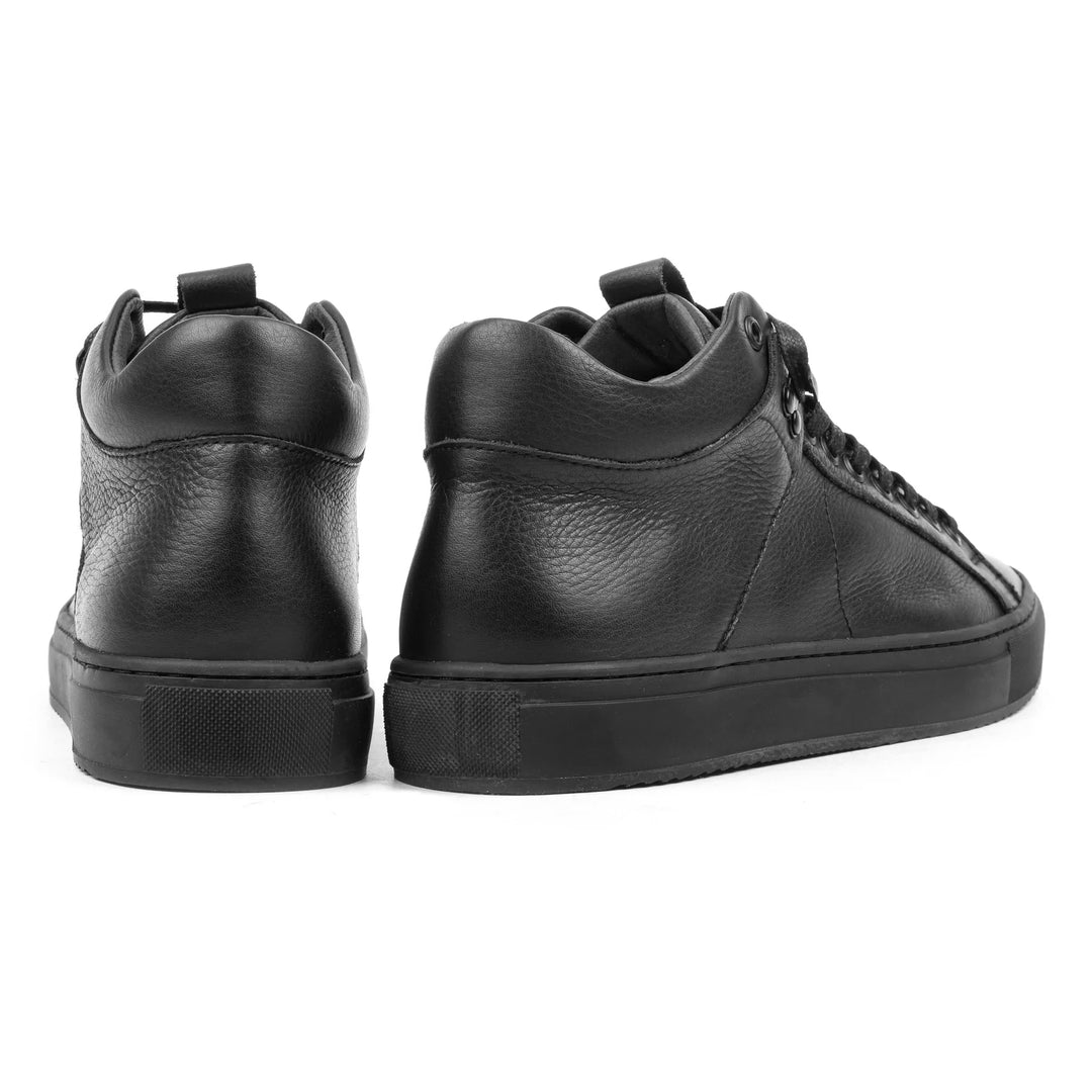 SORREN MID Black Leather