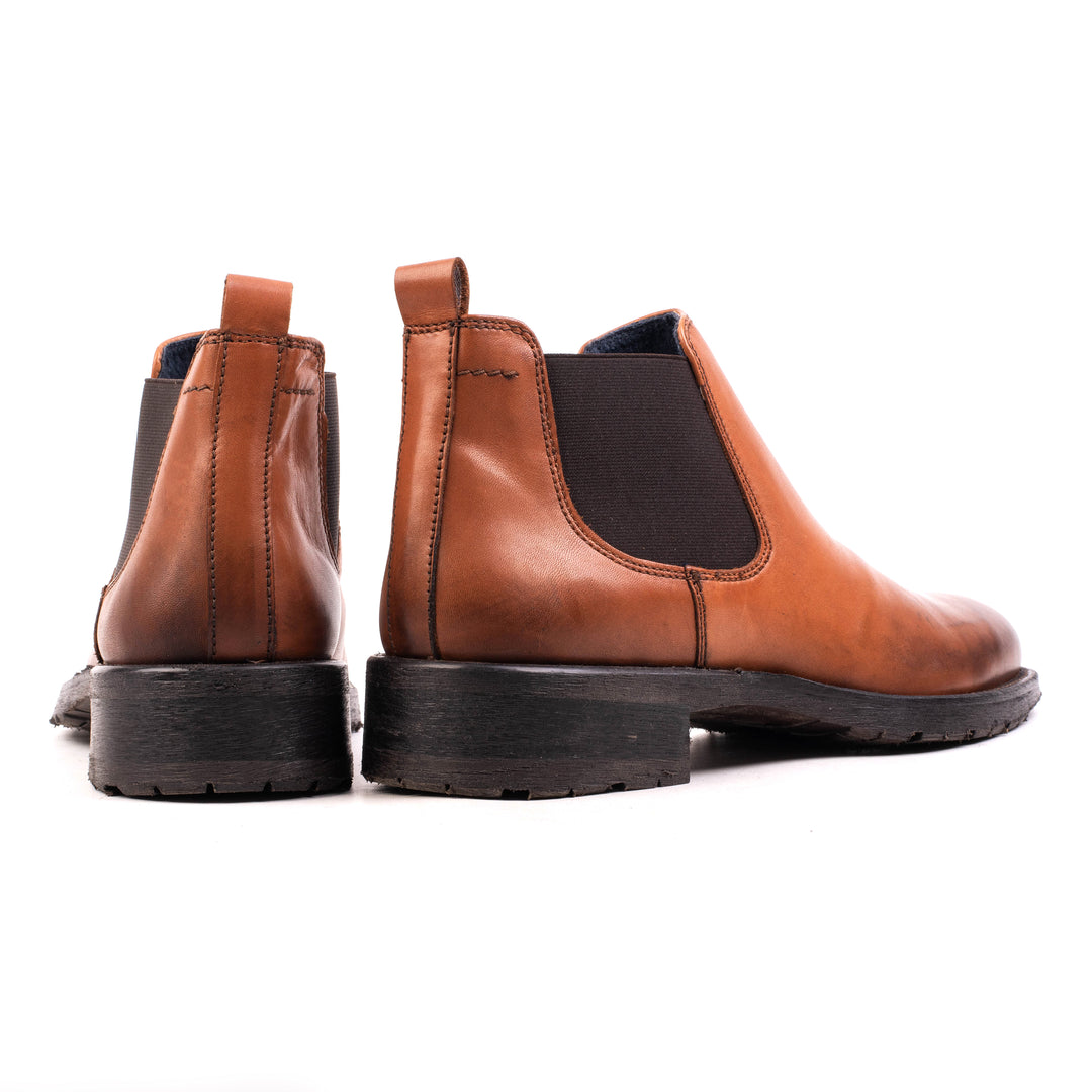 OMERO CHELSEA Cognac Leather