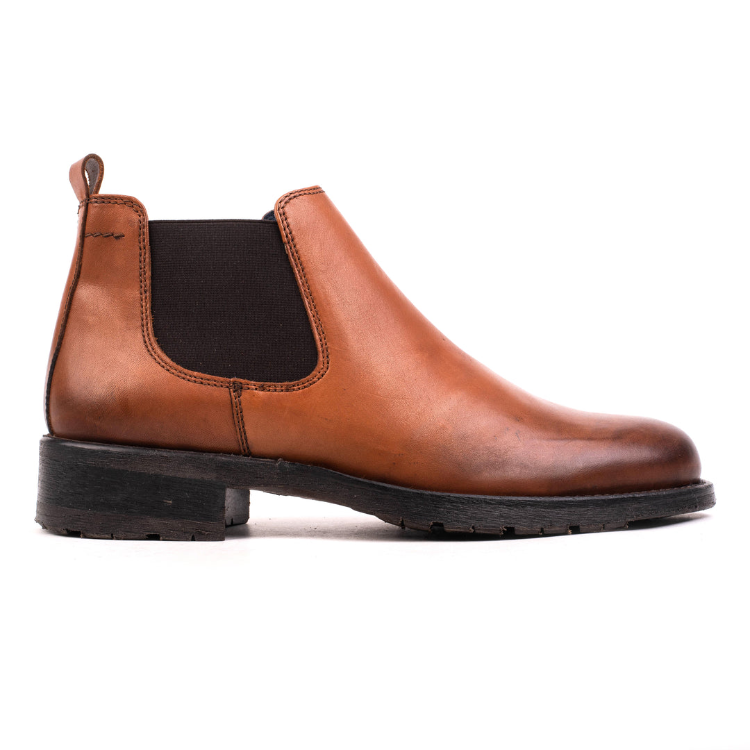 OMERO CHELSEA Cognac Leather