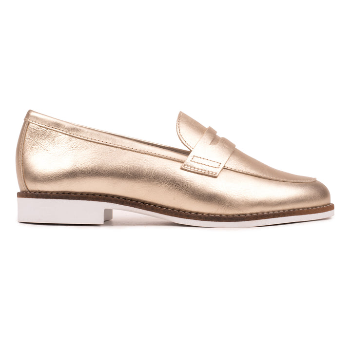 CODE LOAFER Gold Leather
