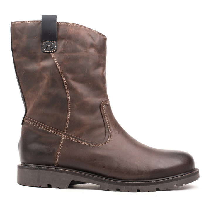 TORNADO BOOT Brown Leather Waxy