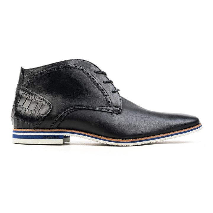 SANTANDER LACE UP Black Leather