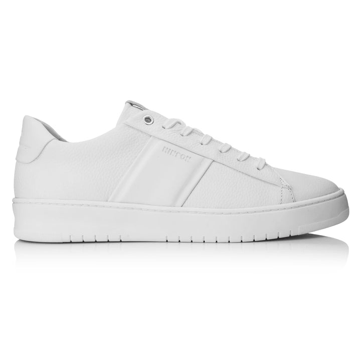 BENNET STR LOW WHITE FM LEATHER MILLED