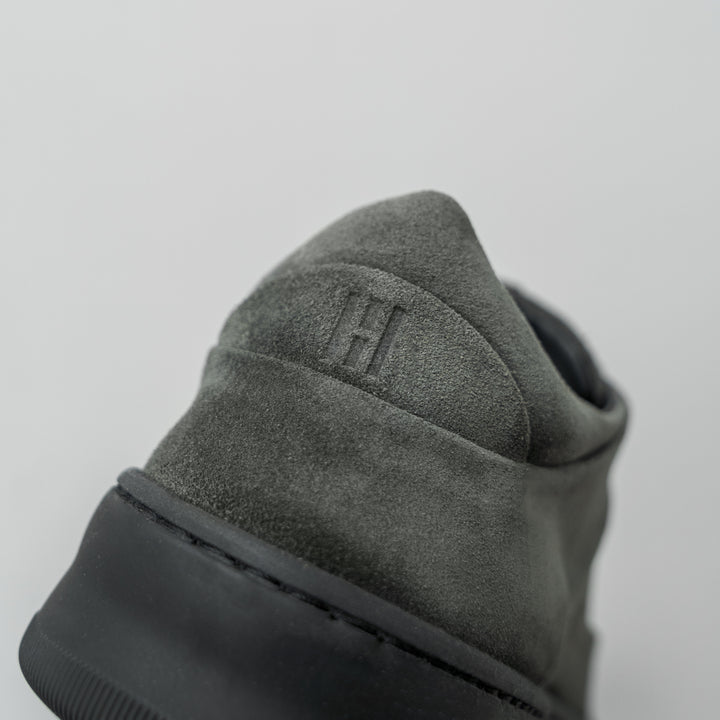 BENNET P4 LOW Army Green Suede