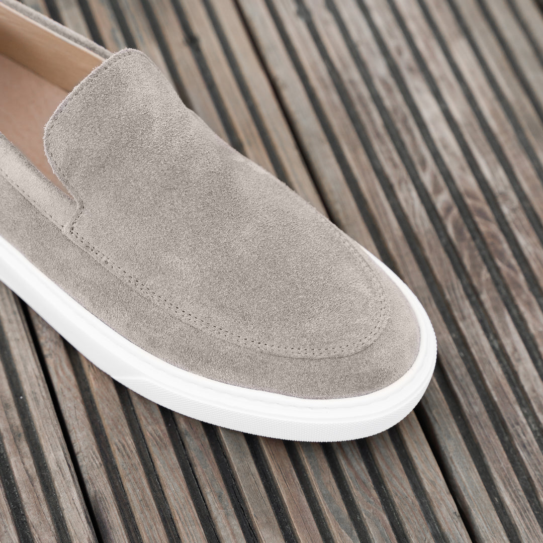 ROVIC CITY LOAFER Lt. Taupe Suede