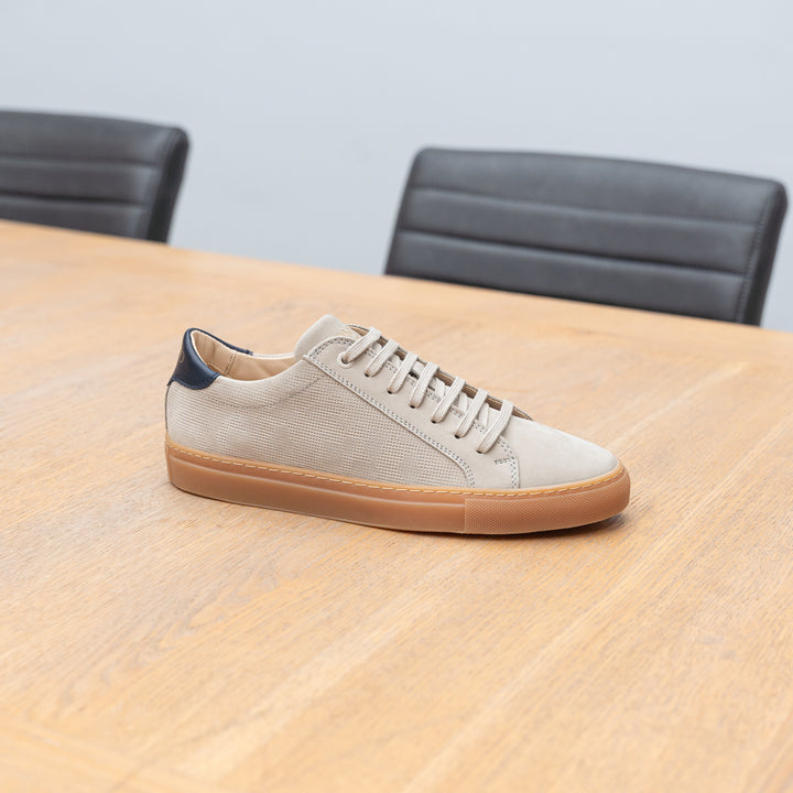 VENETO REGAL LOW Lt.Taupe/Navy Camo