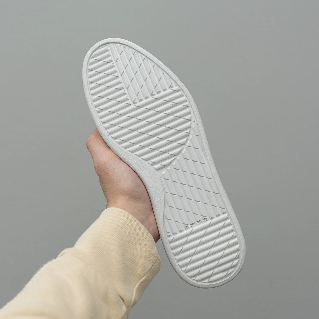 ALLIN HIKING GEO White Embossed Leather