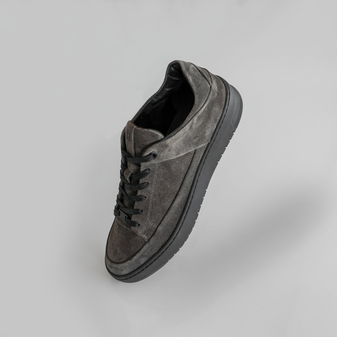 BENNET P4 LOW Antracite Suede
