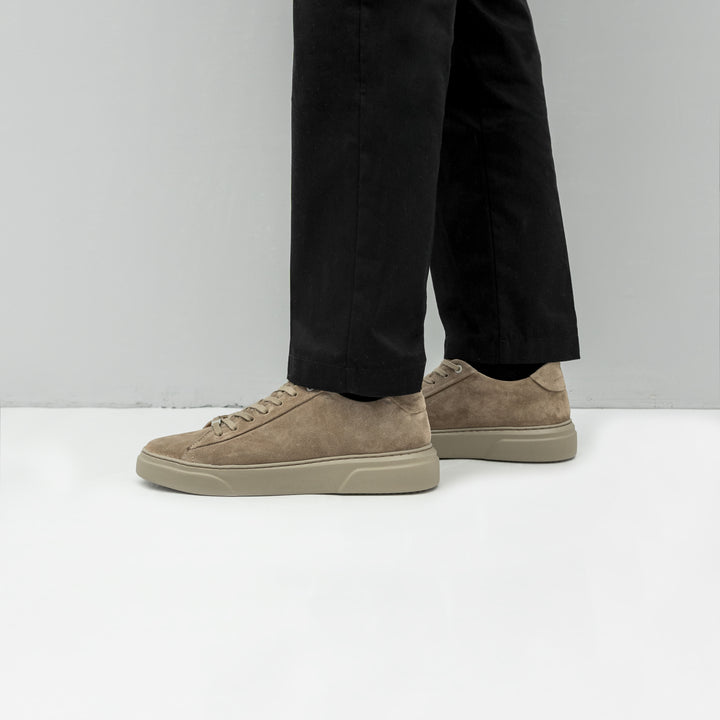 KEA BASE LOW Taupe Suede