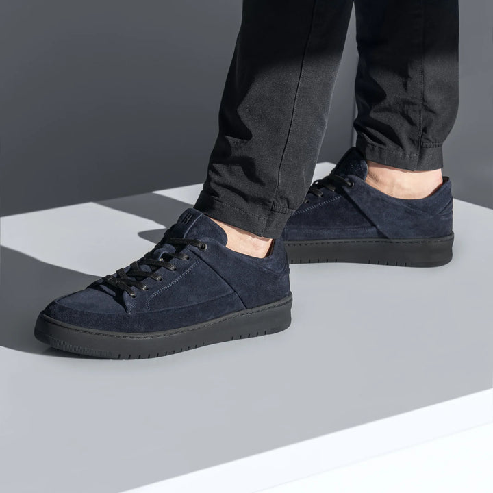 BENNET P4 LOW Night Blue Suede