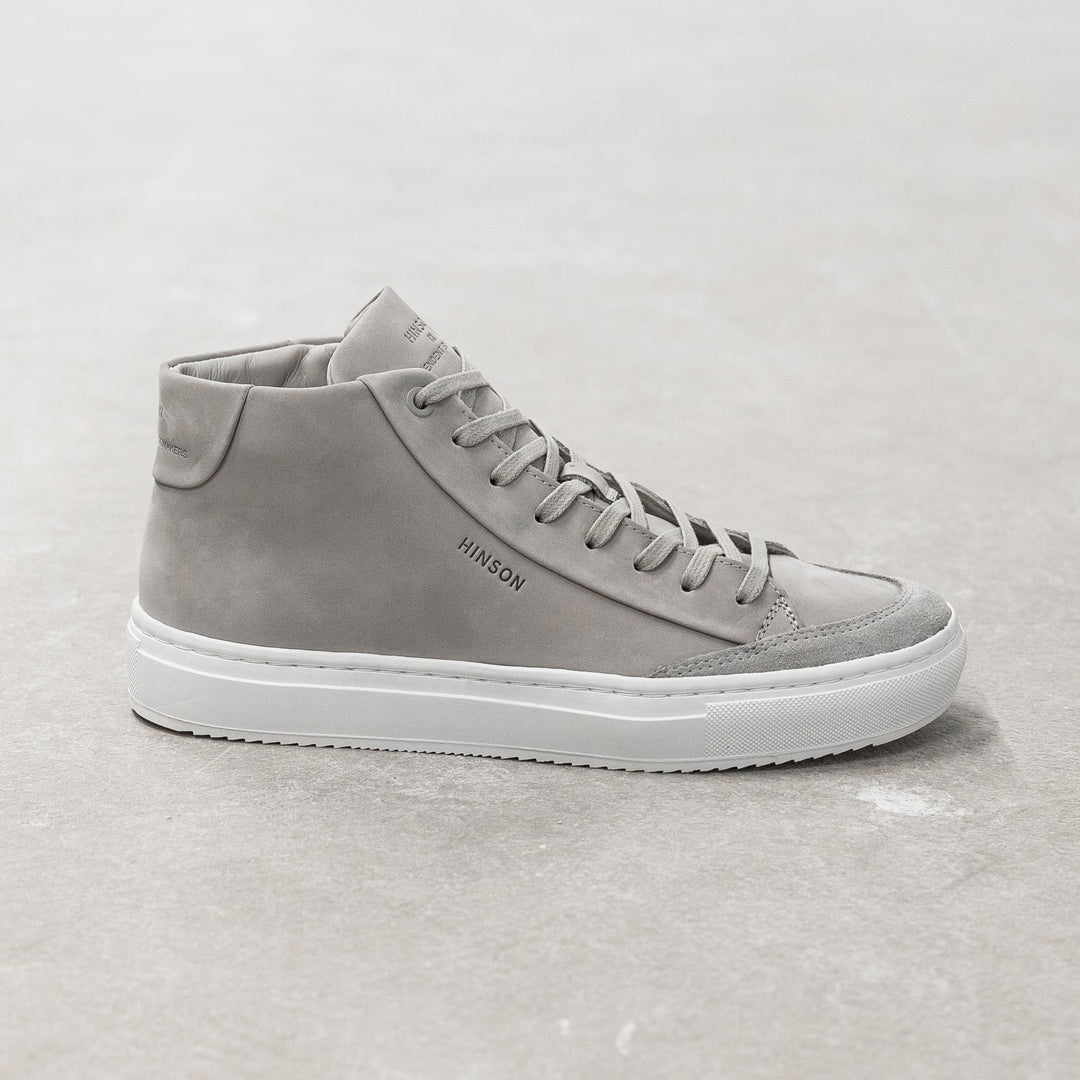 SORREN SINNET HIGH Lt Grey Leather Nubuck