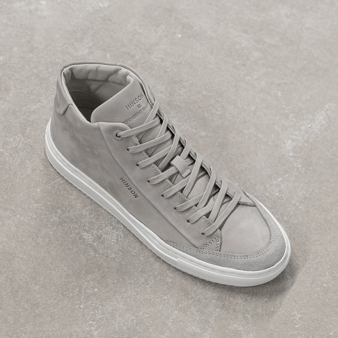 SORREN SINNET HIGH Lt Grey Leather Nubuck