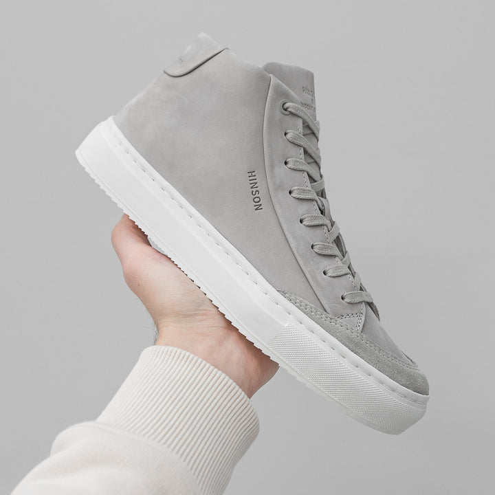 SORREN SINNET HIGH Lt Grey Leather Nubuck