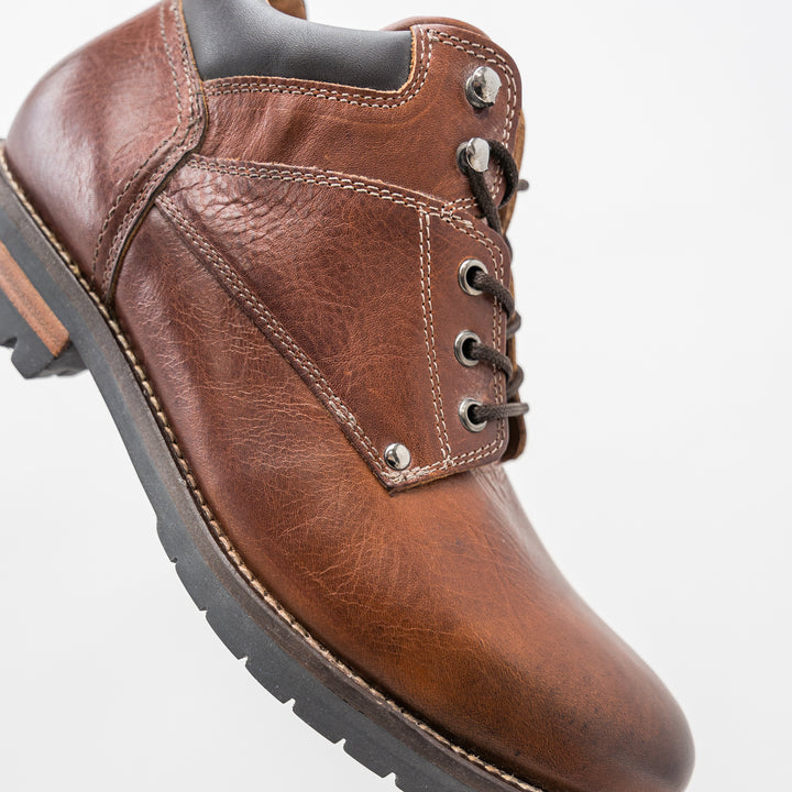 GORDON WAGONEER ANKLE BOOT Chestnut Leather