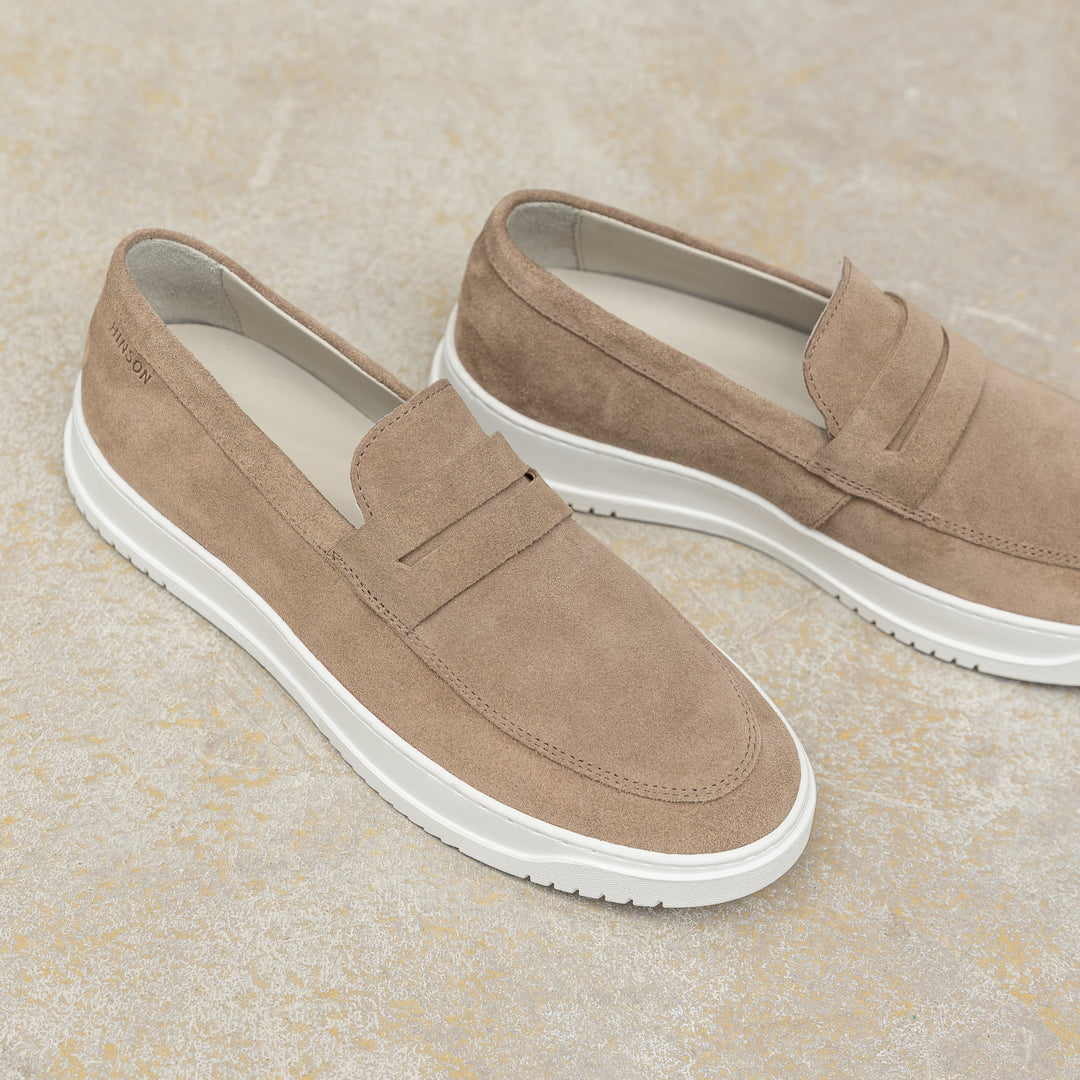 PALMER LOAFER Taupe Suede