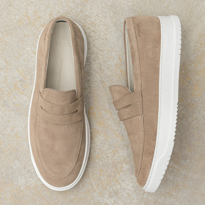 PALMER LOAFER Taupe Suede