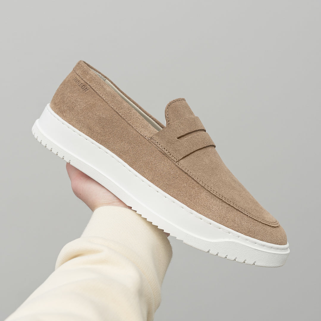 PALMER LOAFER Taupe Suede