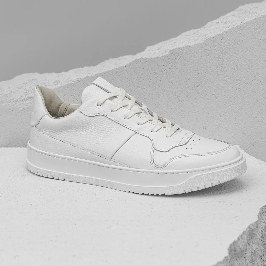 PALMER ONE White Leather Milled