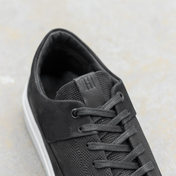 SORREN P3 LOW Black Geo Camo Embossed