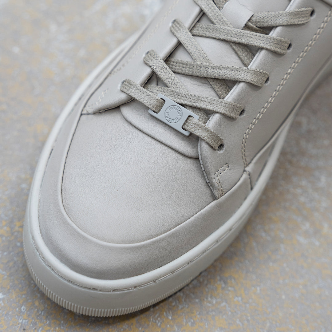 BENNET P4 LOW Beige Leather