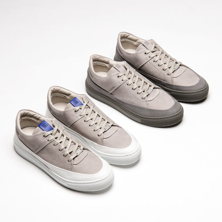 SORREN P3 LOW Fumo/Lt Grey Geo Camo Embossed