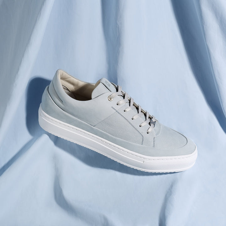 SORREN P3 LOW Lt. blue Geo Camo Embossed